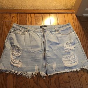 Jean skirt